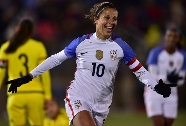 Un but et deux passes décisives pour Carli Lloyd (photo USSoccer) Un but et deux passes décisives pour Carli Lloyd (photo USSoccer)