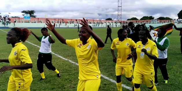 La joie des Mighty Warriors à l'issue du match (photo FAZ) La joie des Mighty Warriors à l'issue du match (photo FAZ)