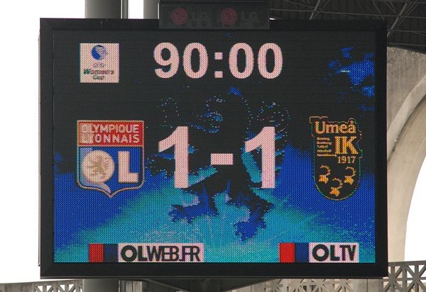 Demi-finale aller : tout se jouera au retour pour l'OL Demi-finale aller : tout se jouera au retour pour l'OL