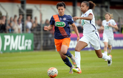 Gauvin devancée par Georges (photo MHSC) Gauvin devancée par Georges (photo MHSC)