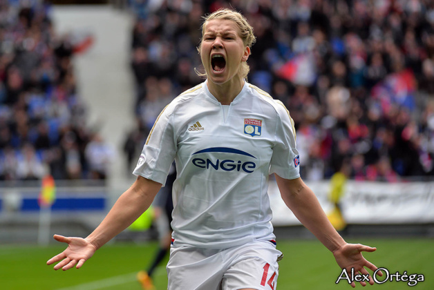 Hegerberg a porté son total à 12 buts en Ligue des Champions