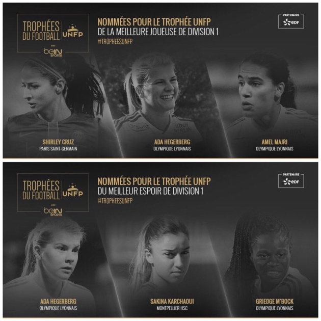 D1 - Trophées UNFP de la meilleure joueuse et du meilleur espoir 