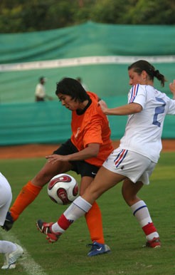 Valérie Lossignol, la capitaine des Bleues