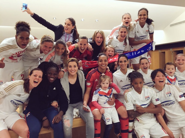 Les Lyonnaises fêtent le titre Les Lyonnaises fêtent le titre