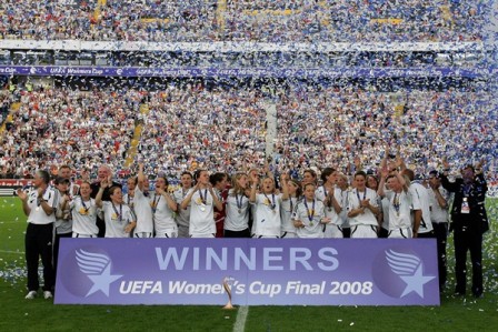 Les Allemandes de Frankfurt, championnes d'Europe pour la 3e fois (photo : UEFA)