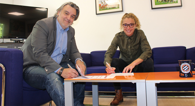 Laurent Nicollin et Laëtitia Tonazzi (photo MHSC) Laurent Nicollin et Laëtitia Tonazzi (photo MHSC)