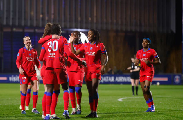 Les Parisiennes se sont imposées avec un triplé de Leuchter (photo PSG.fr) Les Parisiennes se sont imposées avec un triplé de Leuchter (photo PSG.fr)
