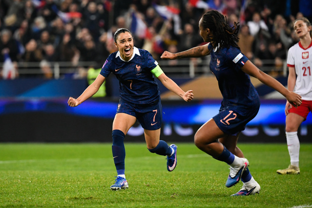 La capitaine Karchaoui et Katoto ont grandement contribué au succès tricolore (photo FFF.fr)