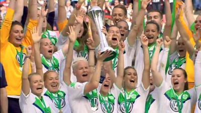 Deuxième du championnat, Wolfsbourg a remporté la Coupe face à Sand (2-1) Deuxième du championnat, Wolfsbourg a remporté la Coupe face à Sand (2-1)