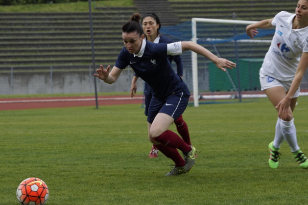 Justine Gourvil, la capitaine de la sélection veut terminer sur une bonne note (photo Sébastien Duret)