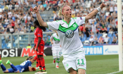 Popp a relancé la finale à la 88e minute (photo UEFA.com) Popp a relancé la finale à la 88e minute (photo UEFA.com)