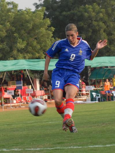 Stéphanie Bour, buteuse décisive en demi