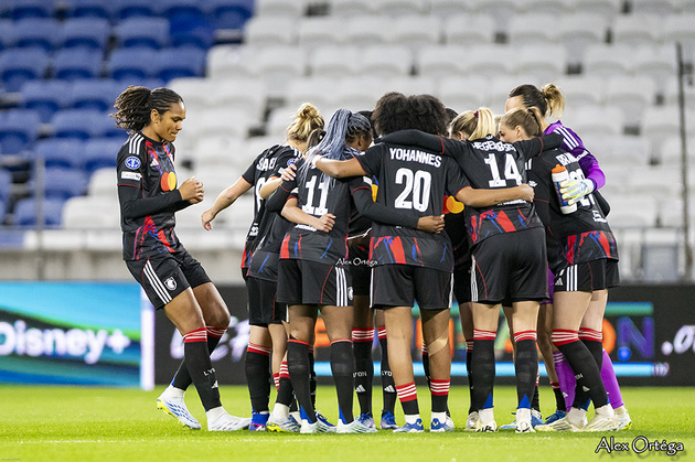 Les Lyonnaises ont réussi à trouver la faille (photo Alex Ortega)