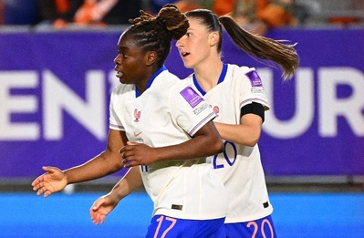 Baltimore a amené l'égalisation des Bleues (photo @equipedefrancef) Baltimore a amené l'égalisation des Bleues (photo @equipedefrancef)