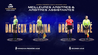 Trophées LFFP - DUMORNAY meilleure joueuse, CHABOT meilleur entraîneur