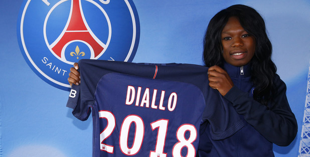 Diallo est Parisienne pour deux ans (photo PSG.fr)