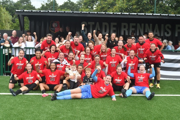 Les Rennaises accèdent pour la première fois en D3 (photo Philippe Le Brech)