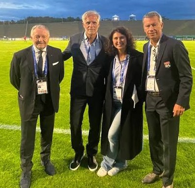 En 2024, Jean-Michel Aulas (président de la LFFP), Pascal Bovis (président du FC Fleury 91), Andreea Koening (vice-présidente LFFP) et Vincent Ponsot (OL Lyonnes)