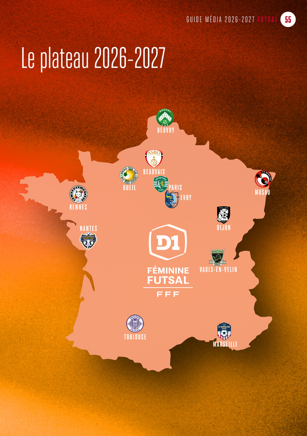 D1 Futsal Féminine : douze clubs pour écrire la première page de l’histoire
