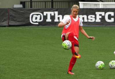 Le soccer impressionne déjà Amandine Henry (photo WP) Le soccer impressionne déjà Amandine Henry (photo WP)