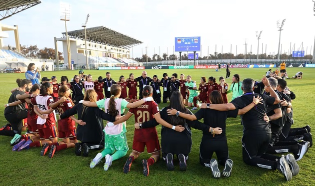 Les Venezuéliennes ont réussi une performance (photo FIFA.com) Les Venezuéliennes ont réussi une performance (photo FIFA.com)