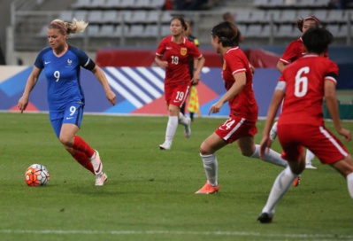 Eugénie Le Sommer (photo Antonio Mesa/FFF) Eugénie Le Sommer (photo Antonio Mesa/FFF)