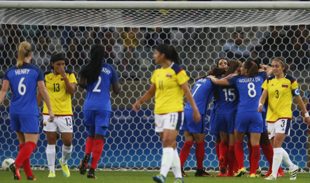 Les Bleues ont réussi leur entrée (photo FIFA.com) Les Bleues ont réussi leur entrée (photo FIFA.com)
