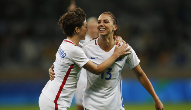 Alex Morgan, buteuse face à la Nouvelle-Zélande avait inscrit le but de la victoire face à la France en mars dernier (photo FIFA.com)