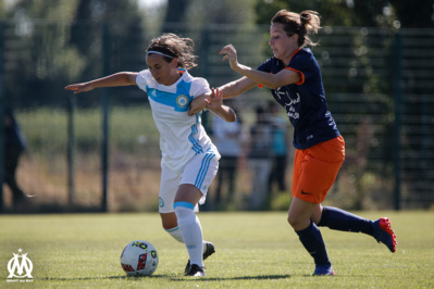 Lozé a évolué sous ses nouvelles couleurs avec l'OM face à Montpellier (Photo : Meryll Vian / OM.net)