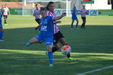 Anaïs Dumont face à Bilbao (photo ASJ Soyaux)