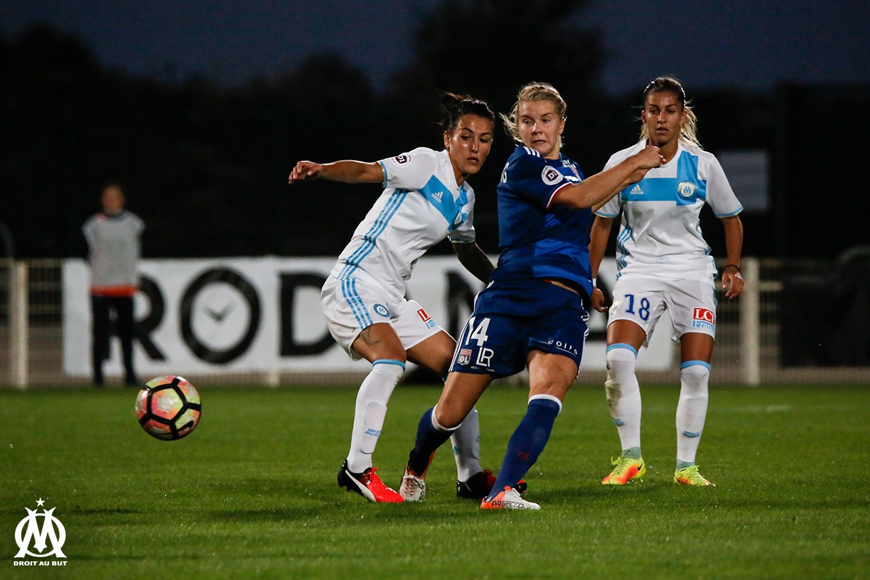Hegerberg a inscrit son 7e but (photo OM.net)