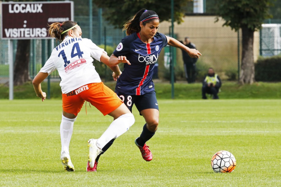 La confrontation de la saison dernière entre PSG et Montpellier s'était jouée exceptionnellement au Camp des Loges (0-0) (photo PSG.fr)
