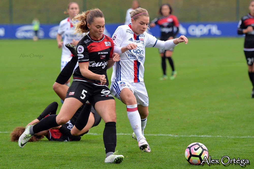 Le Sommer entrée en jeu en seconde période s'est illustrée ce dimanche face à son ancien club