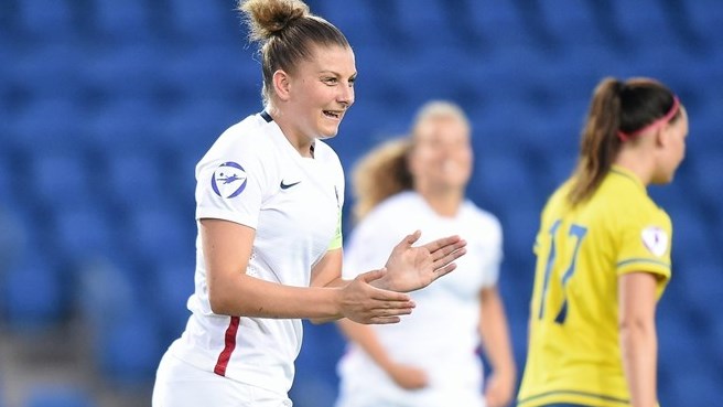 Marie-Charlotte Léger, l'une des quatre Montpelliéraines sélectionnées (photo UEFA.com)