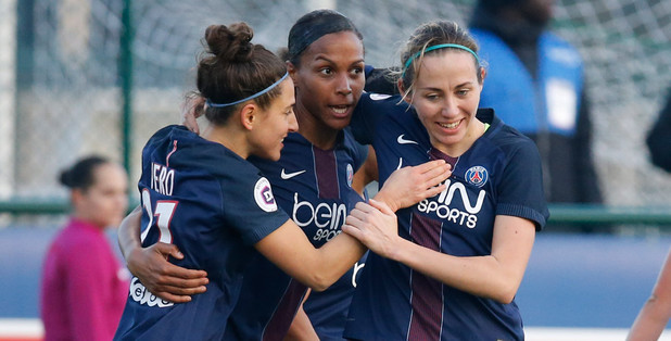 Delie porte son total à huit buts cette saison (photo PSG.fr)