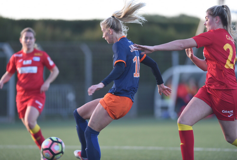 Jakobsson porte son total à 13 buts (photo MHSC)