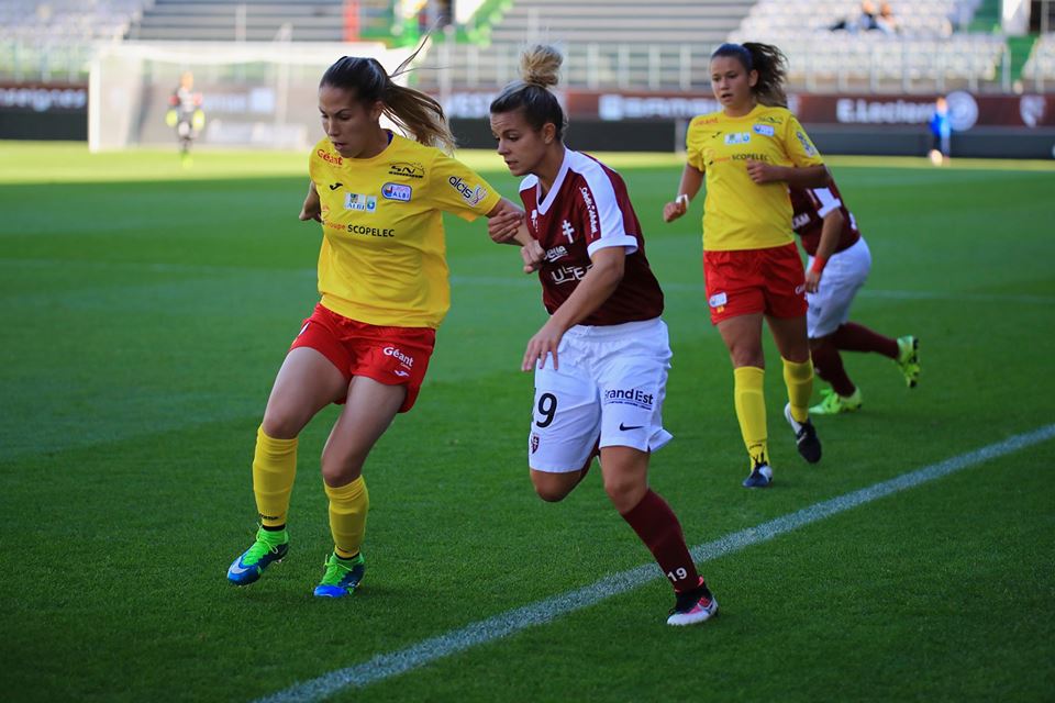 A l'aller, Solanet à droite avait marqué le but de la victoire pour Albi. Elle ne sera pas du match retour après avoir rejoint Dijon