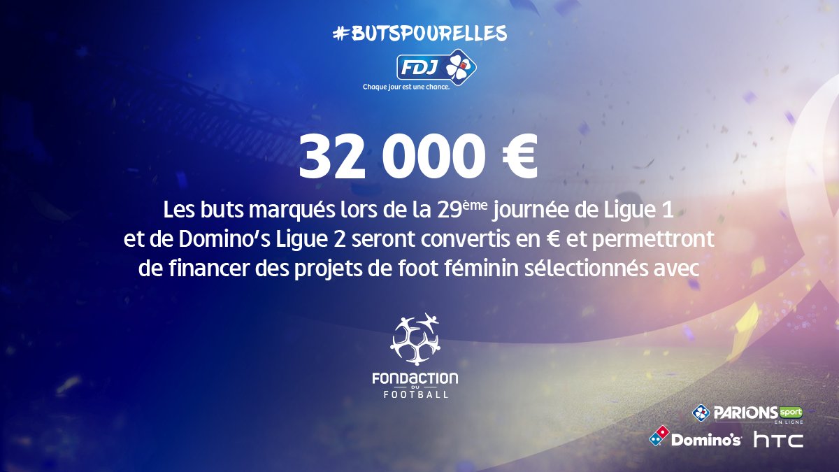 LFP - FDJ : Buts pour Elles : 32.000 € pour le football féminin ! LFP - FDJ : Buts pour Elles : 32.000 € pour le football féminin !