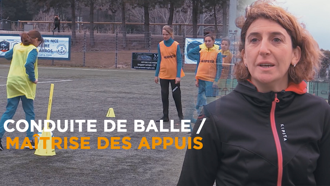 Conduite de balle et maîtrise des appuis avec Marinette Pichon