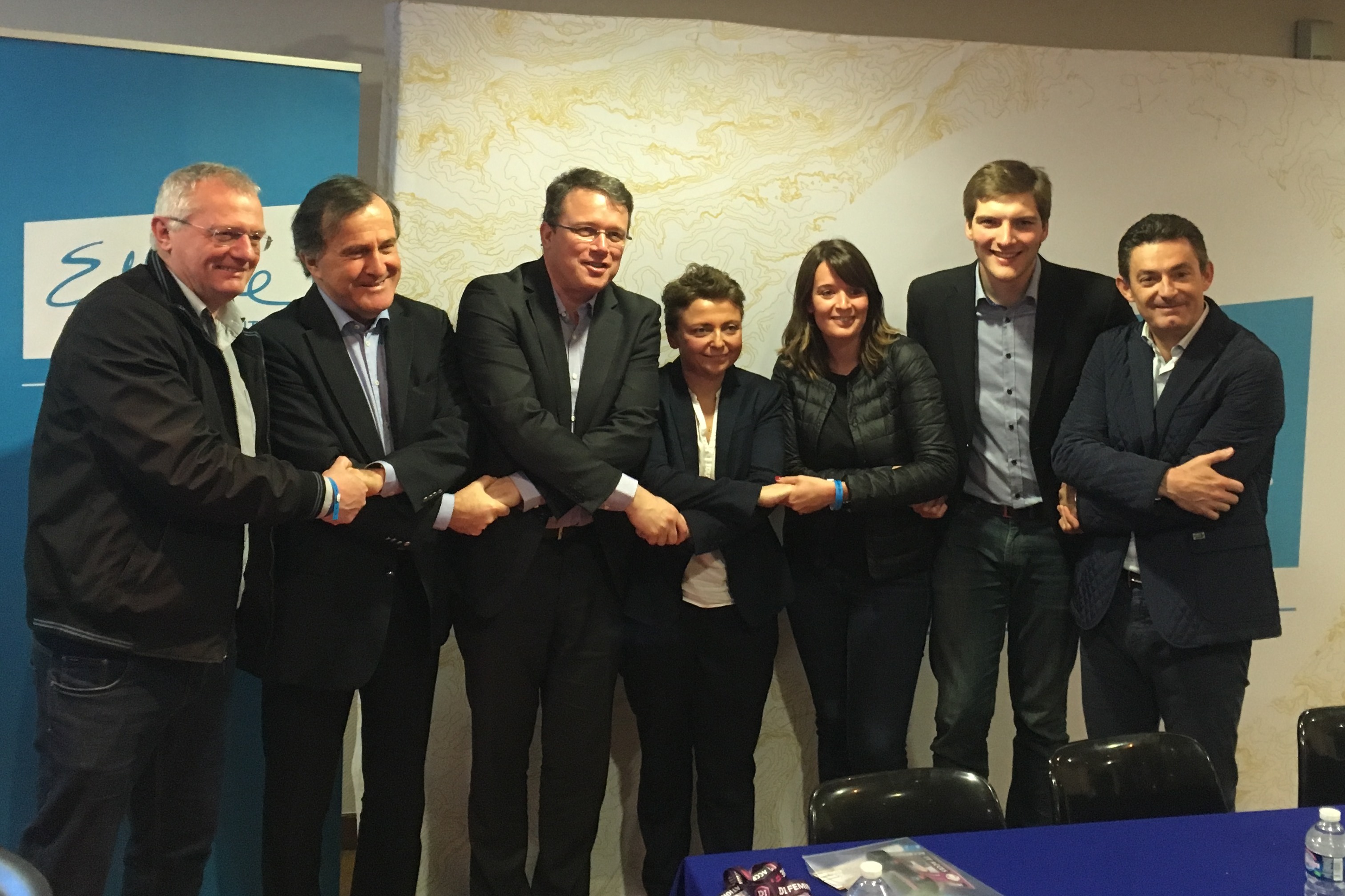 Les représentants présents lors de la conférence de presse à Bondoufle (photo lesfeminines.fr)