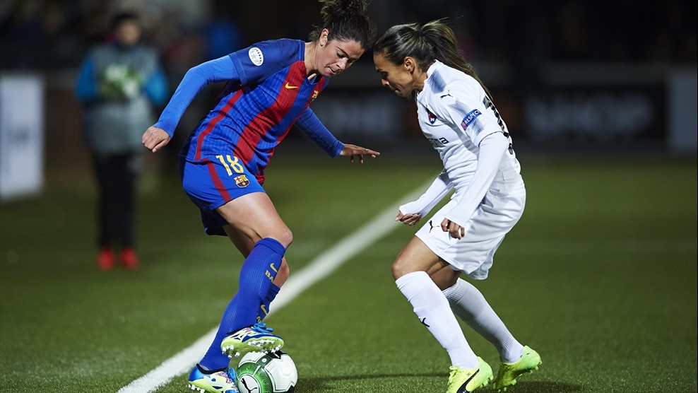 Le FC Rosengard de Marta devra s'imposer en Espagne pour se qualifier ? (photo UEFA.com)
