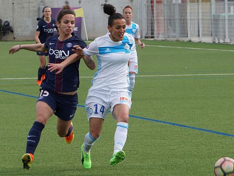 Gadea et l'OM, après le PSG, effectuent un test face à une équipe du quatuor, Montpellier, ce samedi (photo footofeminin)