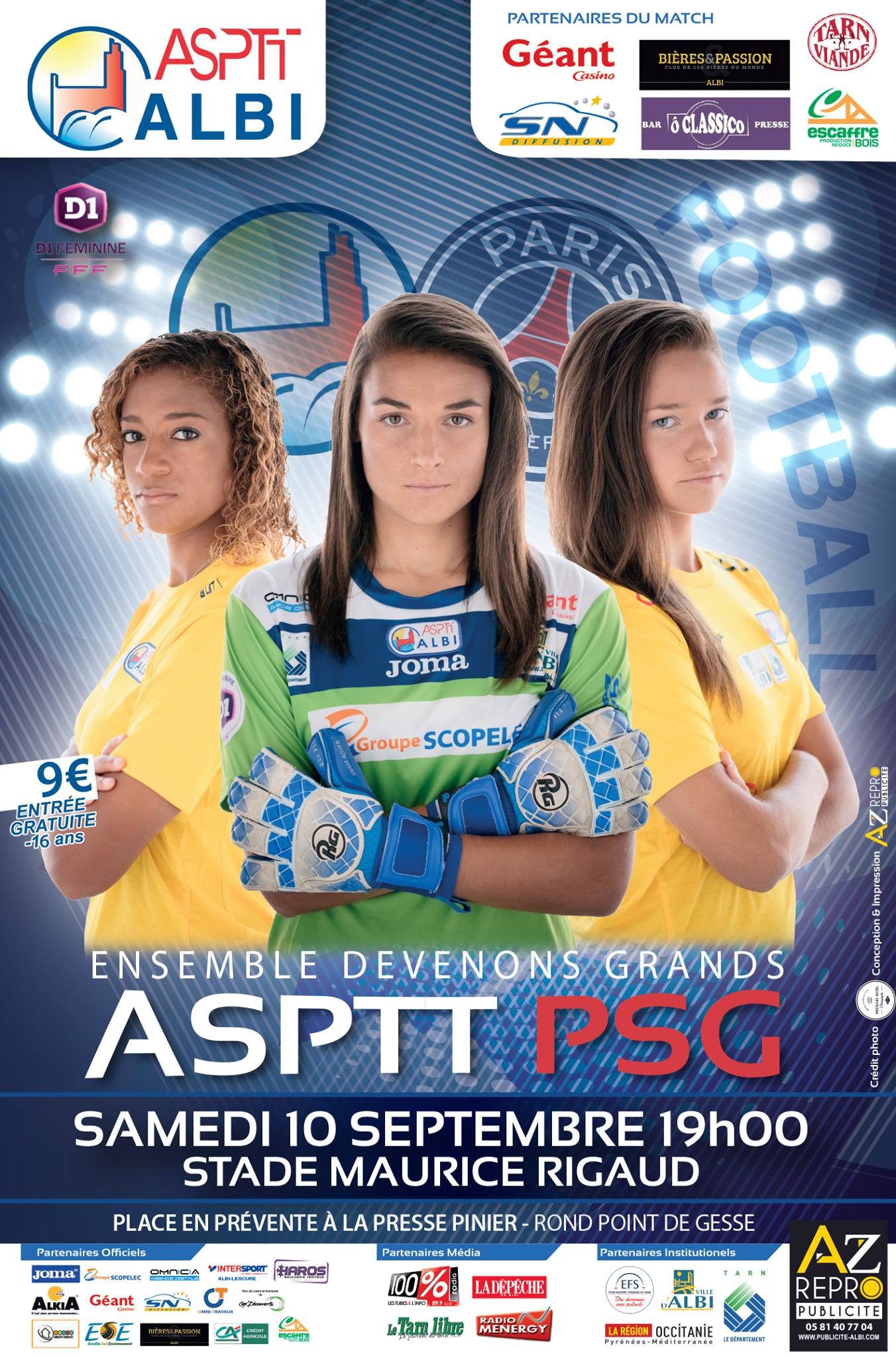 #D1F - ALBI - PSG (1re journée) : le CNOSF confirme la décision de la FFF