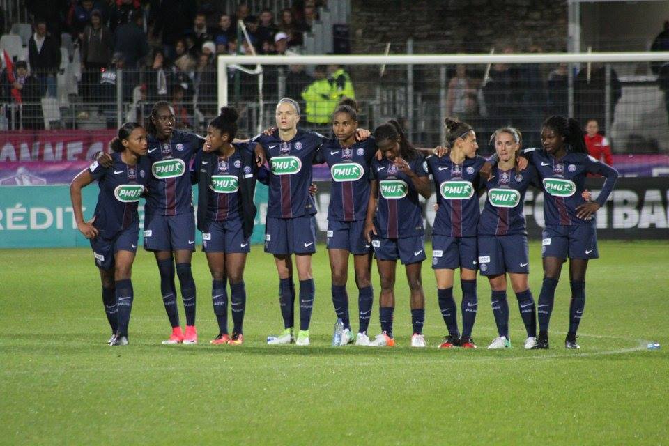 Les Parisiennes vendredi dernier lors de la finale de la Coupe de France (photo Ligue Bretagne)