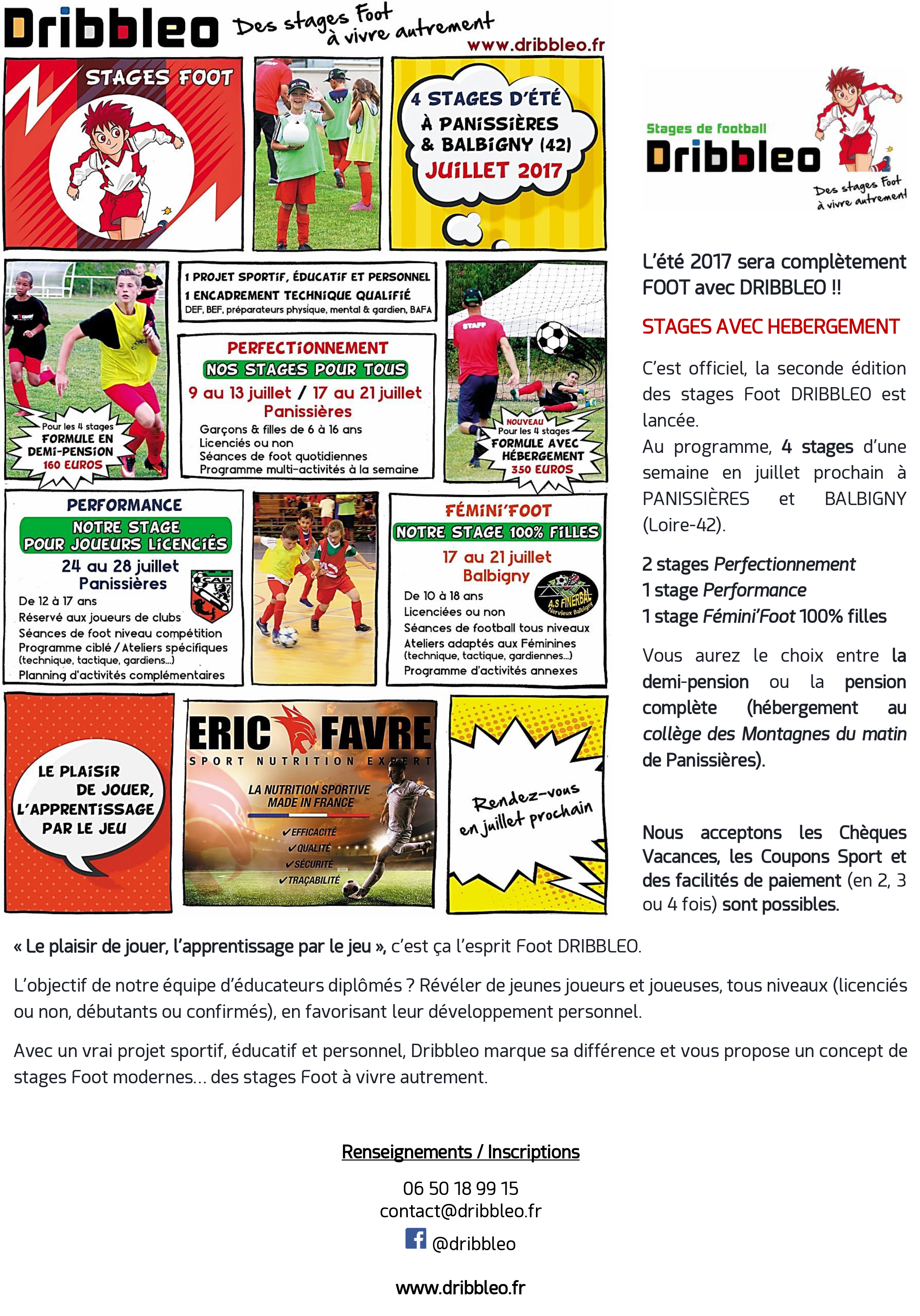 Participez au stage Fémini'Foot 100% filles