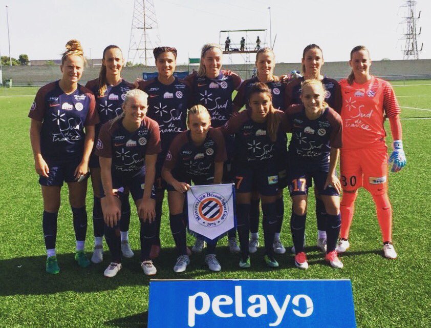 Les Montpelliéraines lors du tournoi à Madrid