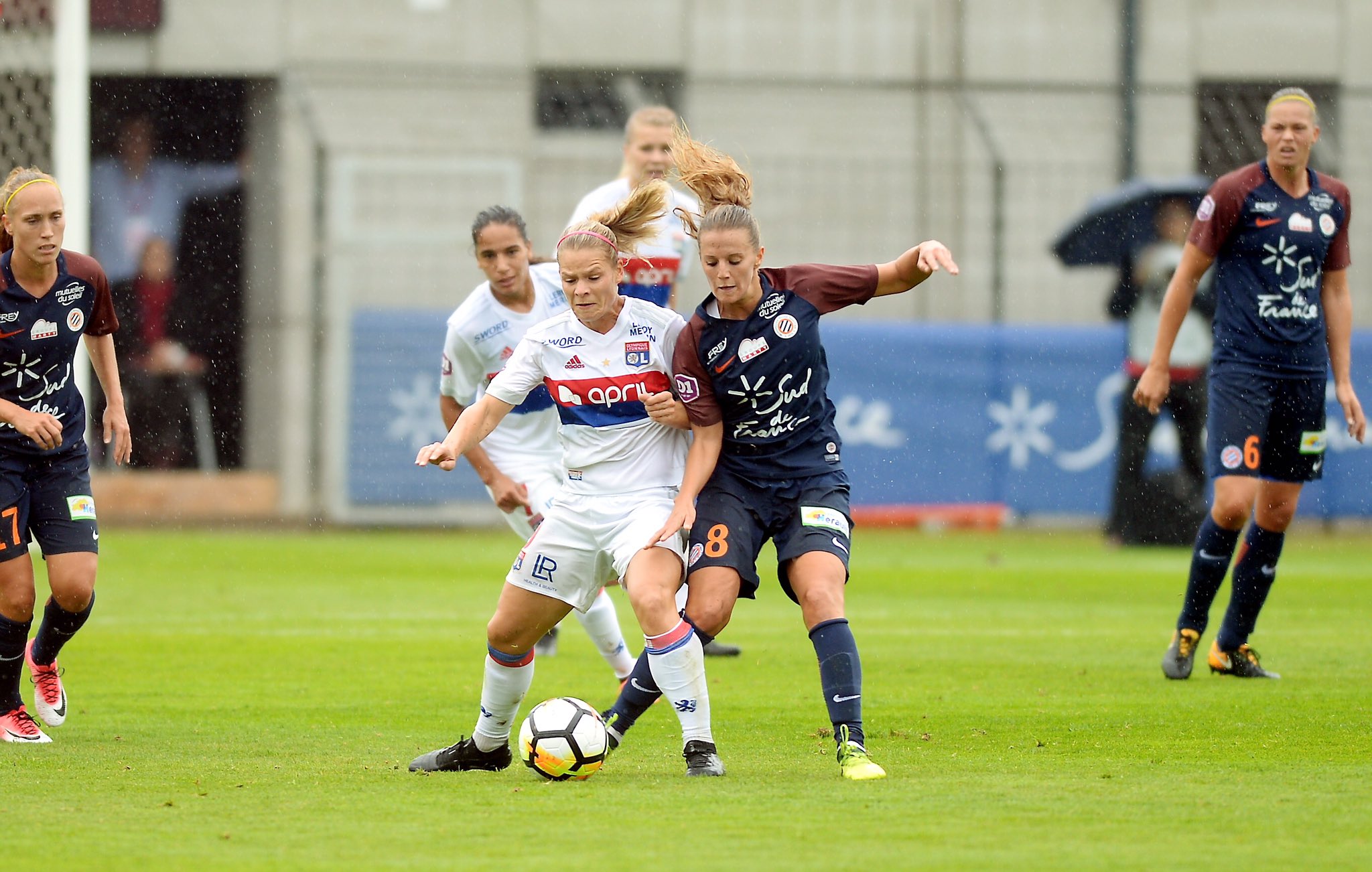 Le Sommer a été décisive, buteuse et passseuse (photo MHSC)