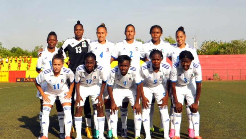 L'équipe féminine de Guinée équatoriale durant les éliminatoires de la CAN 2016