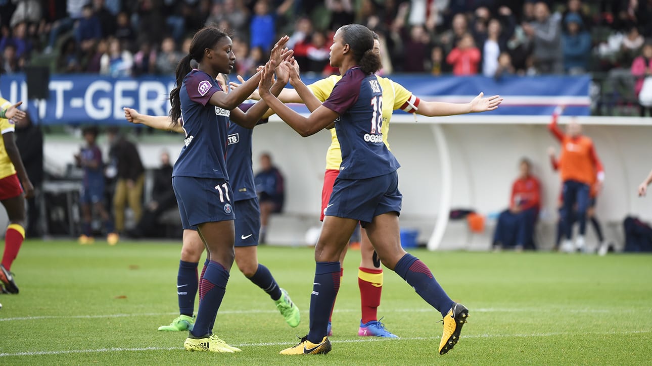 Delie marque l'unique but du PSG (photo PSG.fr)
