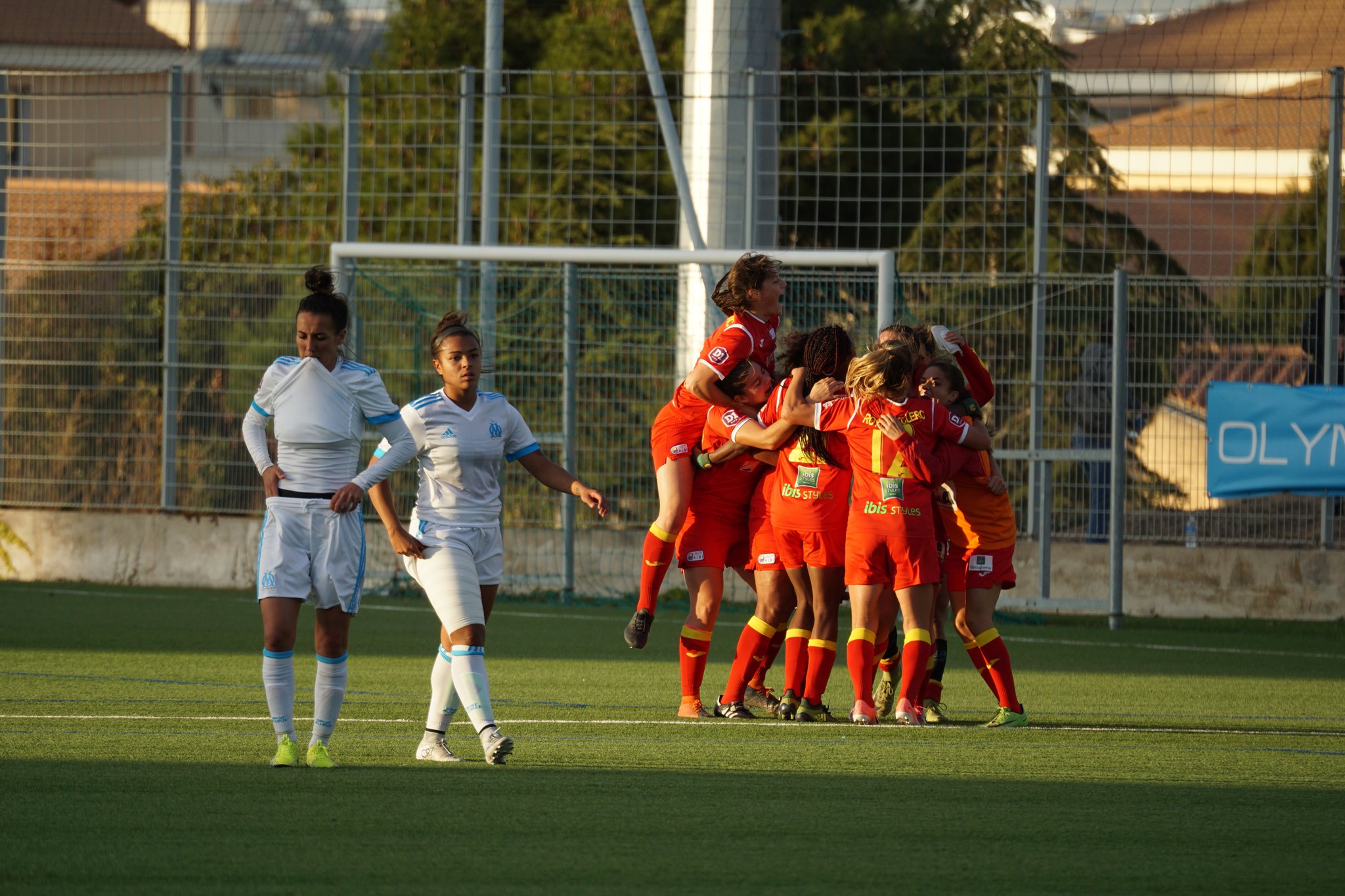 La déception marseillaise contraste avec la joie albigeoise (photo footofeminin)